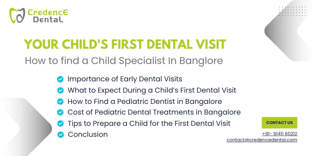 Your child's first dental visit. How to find a Child Specialist