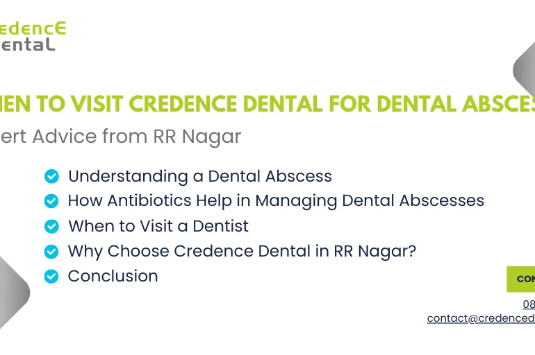 Dental Abscess Treatment in RR Nagar | Credence Dental Bangalore