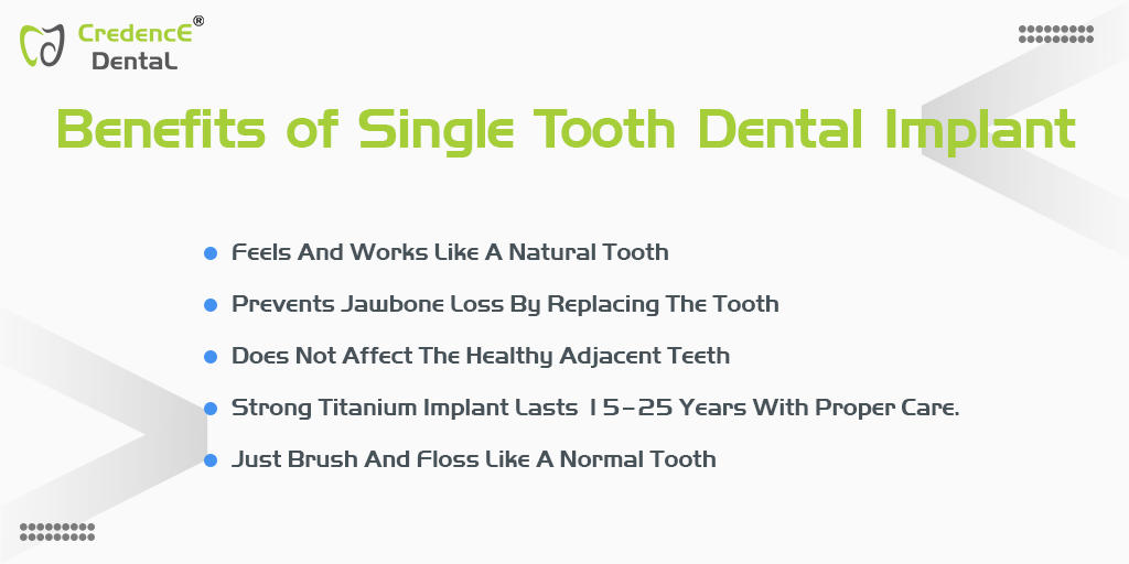 single tooth implant