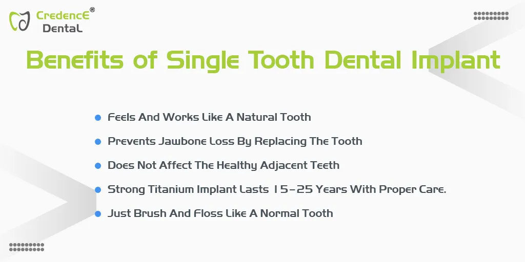 single tooth implant