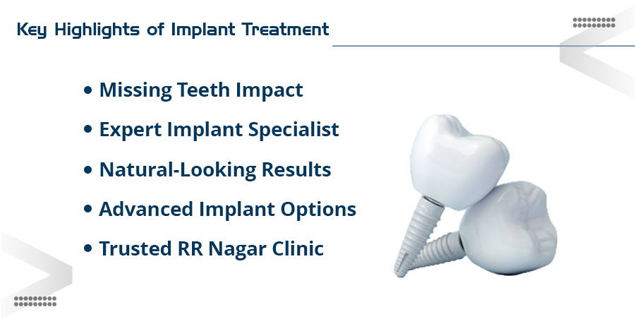 key highlights of implant treatment