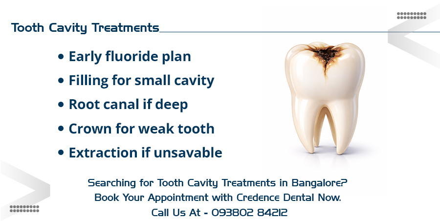 symptoms of A tooth cavity 
