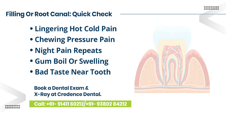 filling or root canal