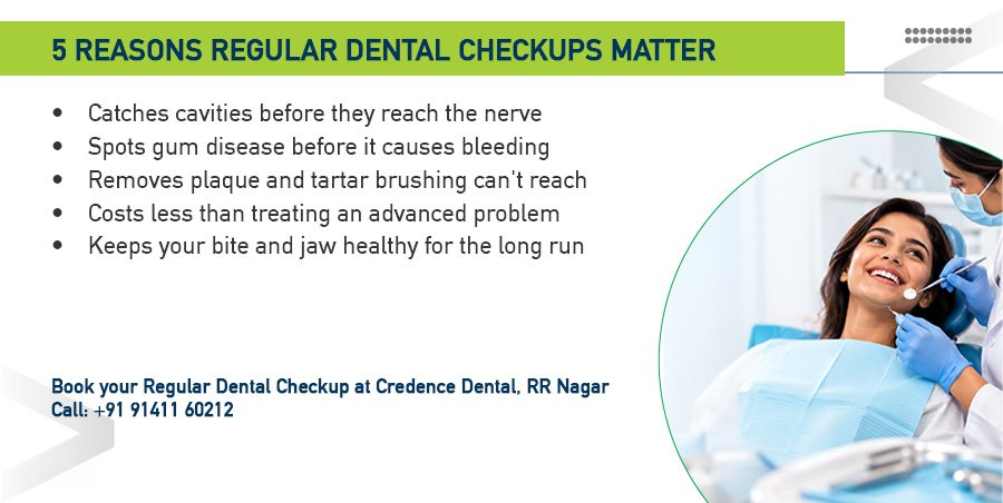 5 reasons regular dental checkups matter